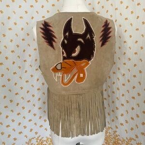 70s Fringe Western Upcycled Dire Wolf Piece – One of a Kind Grateful Dead